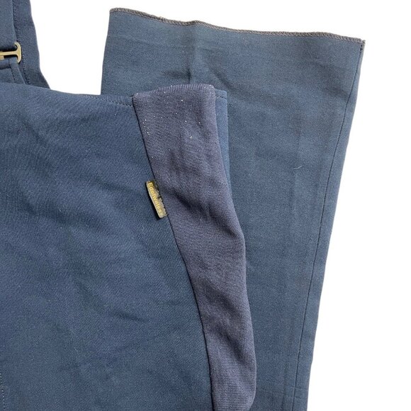 VTG Edelweiss Blue Work Outdoor Bibs Active Ski Overalls Stretch US Womens 36-38 - Picture 7 of 16